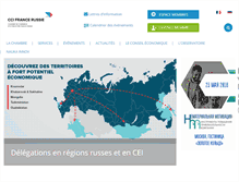 Tablet Screenshot of ccifr.ru